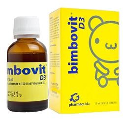 Pharmaguida Bimbovit D3 integratore per la tessuto osseo dei bambini 15 ml