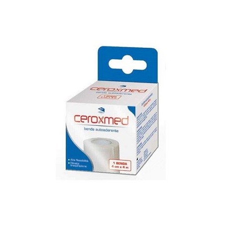 Ceroxmed Benda elastica autoaderente traspirante 4 cm x 4 m 1 benda Ceroxmed Benda elastica autoaderente traspirante 4 cm x 4 m 1 benda