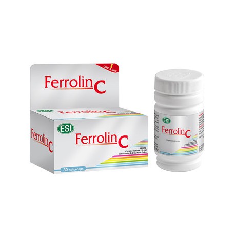 Ferrolin C 30 Capsule - Integratore Vegano a Base di Ferro