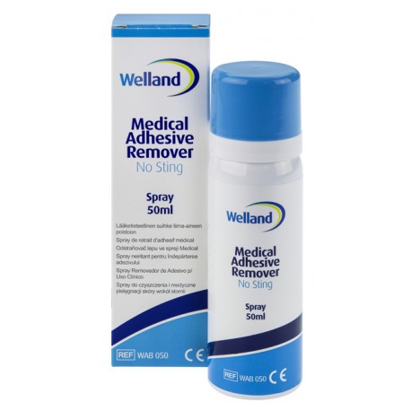Teleflex Medical Spray Remover rimuovi adesivo senza alcool spray per placche idrocolloidali di sacche per stomia 50 ml