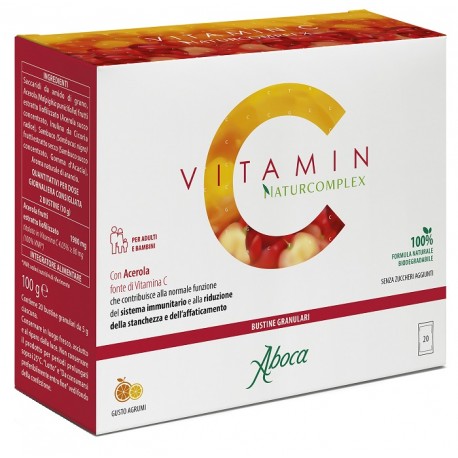 Aboca Vitamin C Naturcomplex integratore a base di vitamina C 20 bustine