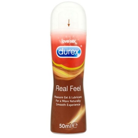 Durex Real Feel Gel lubrificante intimo setoso di lunga durata 50 ml Durex Real Feel Gel lubrificante intimo setoso di lunga durata 50 ml