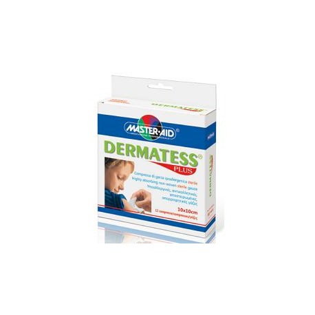 Master Aid Dermatess Plus Compressa di garza sterile in TNT 5x9 cm 12 pezzi