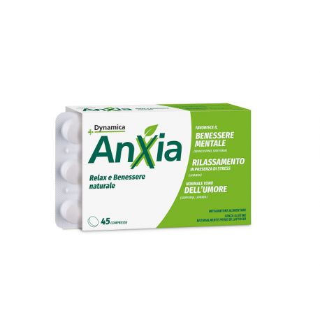 Dynamica AnXia Relax e Benessere naturale integratore per tono dell'umore 45 compresse