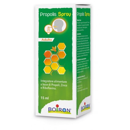 Boiron Propolis Spray Adulto per il Benessere della Gola 15ml