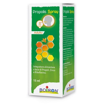 Boiron Propolis Spray Adulto per il Benessere della Gola 15ml Boiron Propolis Spray Adulto per il Benessere della Gola 15ml