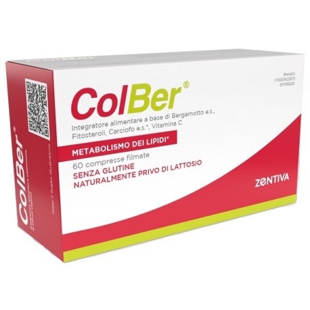 Colber integratore per il metabolismo dei lipidi 60 compresse filmate Colber integratore per il metabolismo dei lipidi 60 compresse filmate