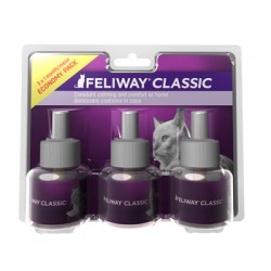 Feliway Classic Diffusore rilassante per gatti 3 ricariche da 48 ml