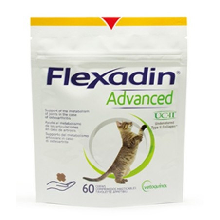 Flexadin Advanced integratore per osteoartrite del gatto tutte le taglie 30 tavolette appetibili Flexadin Advanced integratore per osteoartrite del gatto tutte le taglie 30 tavolette appetibili