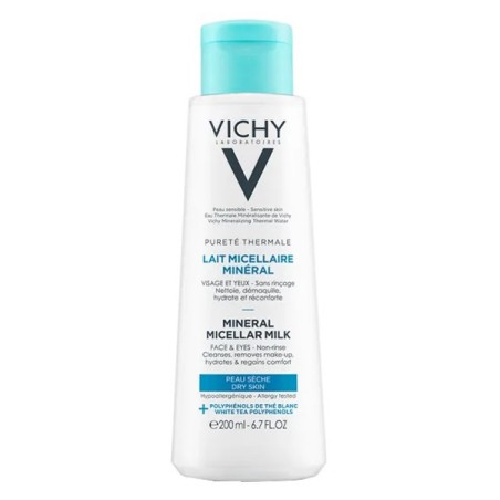 Vichy Purete Thermale Latte micellare minerale pelle secca rinforzante 400 ml Vichy Purete Thermale Latte micellare minerale pelle secca rinforzante 400 ml