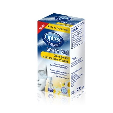 Optrex Actimist 2in1 spray contro prurito/lacrimazione per allergia 10ml Optrex Actimist 2in1 spray contro prurito/lacrimazione per allergia 10ml