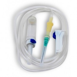 Gammadis Deflussore con Ago – dispositivo sterile monouso per infusione endovenosa.