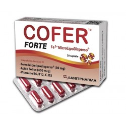 Cofer Forte integratore di ferro e vitamine del gruppo B 20 capsule