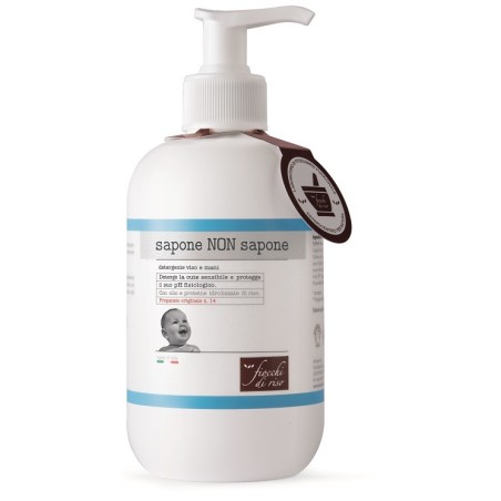 Fiocchi Di Riso Sapone Non Sapone delicato vegano per viso e mani 240 ml Fiocchi Di Riso Sapone Non Sapone delicato vegano per viso e mani 240 ml