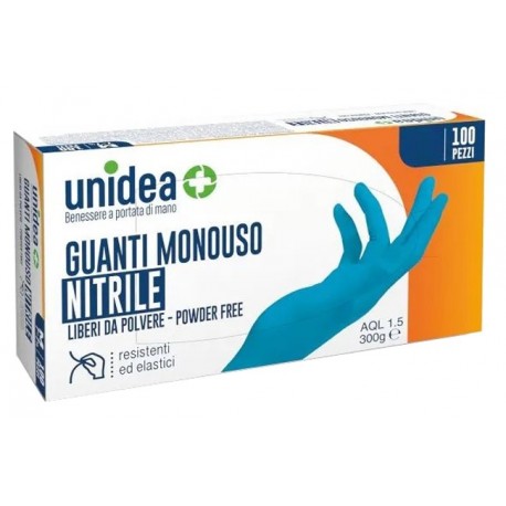 Guanti in Nitrile Senza Polvere Misura Small 100 Pezzi