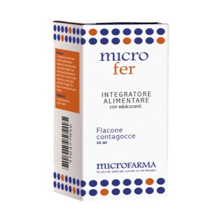 Microfarma Microfer integratore a base di acido folico 15 ml Microfarma Microfer integratore a base di acido folico 15 ml