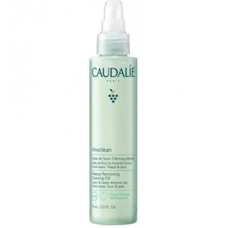 Caudalie Vinoclean Olio trattante struccante viso da viaggio 75 ml