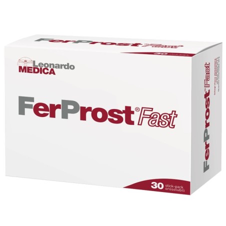 Leonardo Medica Ferprost Fast integratore per vie urinarie e prostata 30 stick orosolubili Leonardo Medica Ferprost Fast integratore per vie urinarie e prostata 30 stick orosolubili
