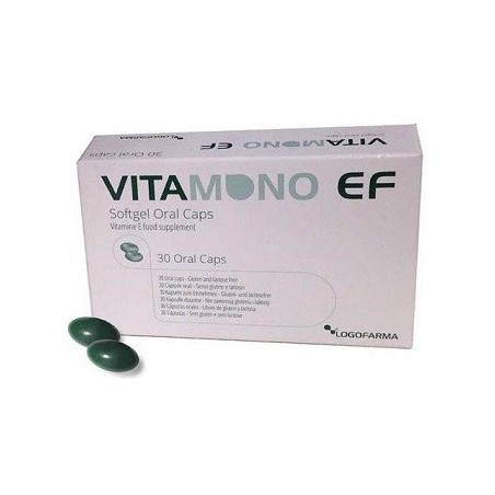 Logofarma Vitamono Ef integratore antiossidante per pelle stressata 30 capsule softgel Logofarma Vitamono Ef integratore antiossidante per pelle stressata 30 capsule softgel
