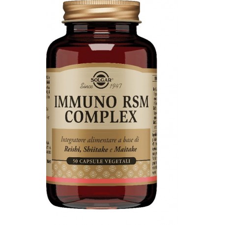 Solgar Immuno Rsm Complex 50 Capsule Vegetali - Integratore a base di funghi Reishi