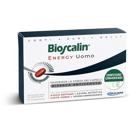 Bioscalin Energy integratore contro la caduta dei capelli dell'uomo 30 compresse Bioscalin Energy integratore contro la caduta dei capelli dell'uomo 30 compresse