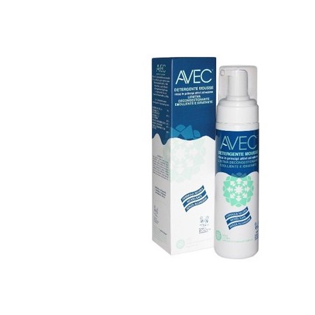 Avec Mousse detergente lenitiva decongestionante viso corpo pelli secche 200 ml Avec Mousse detergente lenitiva decongestionante viso corpo pelli secche 200 ml