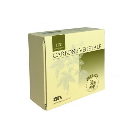 Zetavis Carbone Vegetale integratore per gonfiore addominale 40 compresse