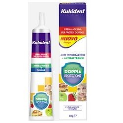 Kukident Doppia Protezione adesivo antibatterico per dentiera 40g