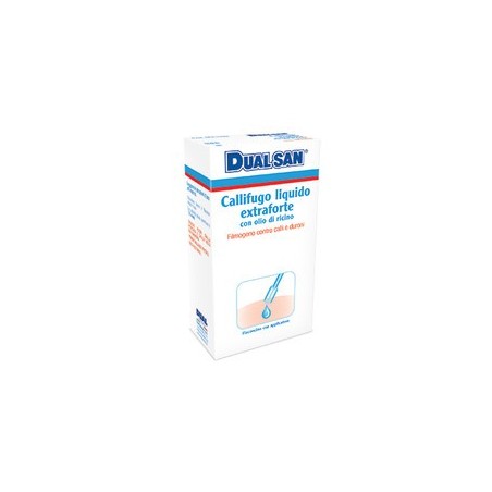 Dualsan callifugo liquido extraforte con olio di ricino per calli e duroni 12 ml Dualsan callifugo liquido extraforte con olio di ricino per calli e duroni 12 ml