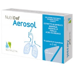 Nutridef Aerosol soluzione ipertonica da nebulizzare per benessere delle vie aeree 10 fiale