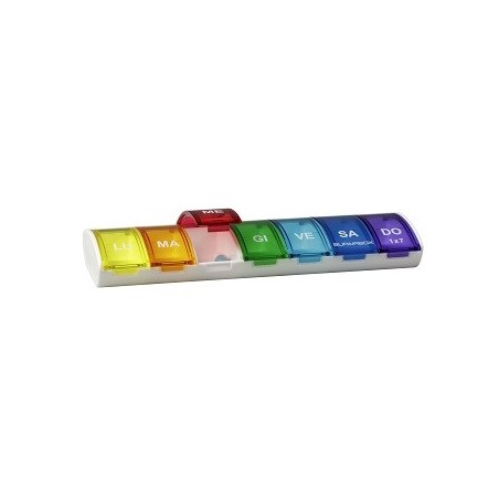 Supairbox Portapillole Settimanale 1x7 Arcobaleno Supairbox Portapillole Settimanale 1x7 Arcobaleno