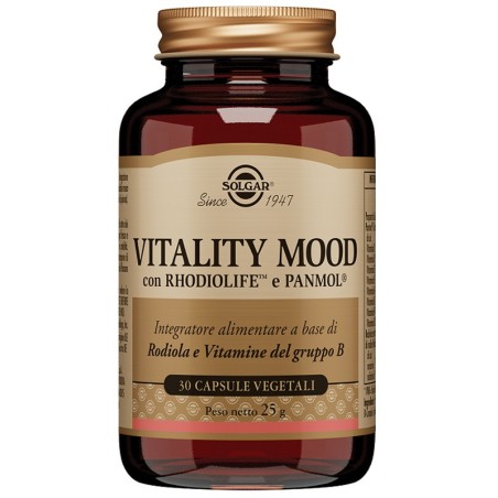 Solgar Vitality Mood 30 Capsule - Integratore per il tono dell'umore Solgar Vitality Mood 30 Capsule - Integratore per il tono dell'umore