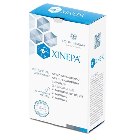 Kolinpharma Xinepa integratore antiossidante per stanchezza e affaticamento 30 compresse Kolinpharma Xinepa integratore antiossidante per stanchezza e affaticamento 30 compresse