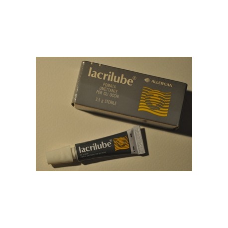 Abbvie Lacrilube 42,5% Paraffina Liquida + 57,3% Vaselina Bianca Unguento Oftalmico 3,5 g