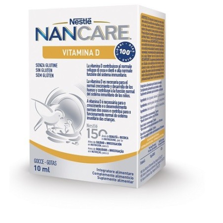 Nancare Vitamina D Integratore in gocce per ossa e denti dei bambini Nancare Vitamina D Integratore in gocce per ossa e denti dei bambini