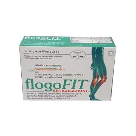 Flogofit Articolazioni integratore per ossa e articolazioni 30 compresse Flogofit Articolazioni integratore per ossa e articolazioni 30 compresse