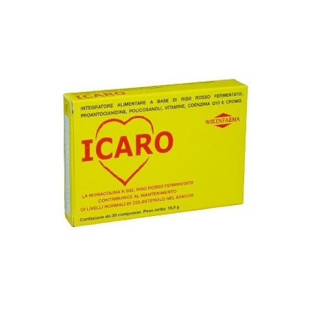 Wikenfarma Icaro integratore con monacolina K per il colesterolo 30 compresse Wikenfarma Icaro integratore con monacolina K per il colesterolo 30 compresse