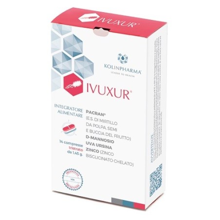Kolinpharma Ivuxur integratore per vie urinarie 14 compresse Kolinpharma Ivuxur integratore per vie urinarie 14 compresse