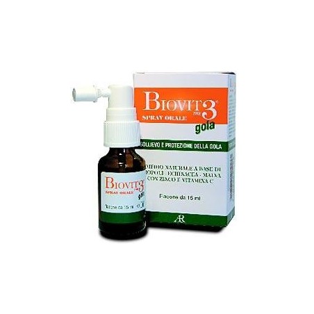 Biovit 3 Gola - Spray Orale 15 ml Biovit 3 Gola - Spray Orale 15 ml
