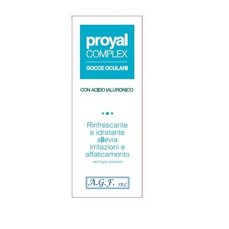 Proyal Complex gocce oculari con acido ialuronico rinfrescanti idratanti 15 ml Proyal Complex gocce oculari con acido ialuronico rinfrescanti idratanti 15 ml