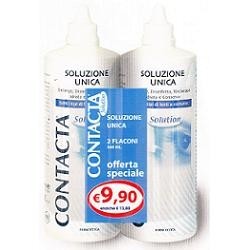 Contacta soluzione unica isotonica per lenti a contatto 2 flaconi x 360ml