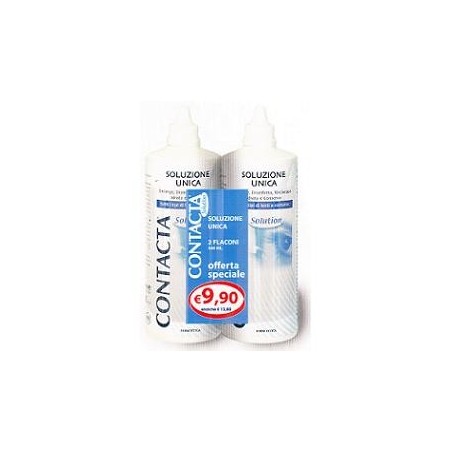 Contacta soluzione unica isotonica per lenti a contatto 2 flaconi x 360ml Contacta soluzione unica isotonica per lenti a contatto 2 flaconi x 360ml