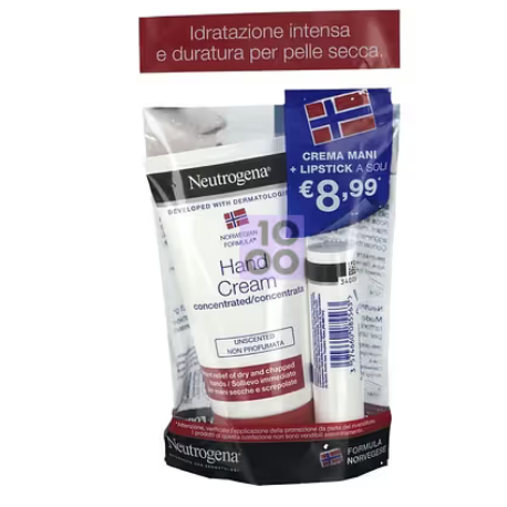 NEUTROGENA MANI NON PROFUMATO + LIPSTICK BUNDLE