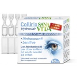 Sanavita Collirio Hydraclair gocce oculari monodose 10 fiale da 0,35 ml