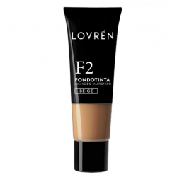 Confezione da un fondotinta Lovren F2 Beige da 25 ml.