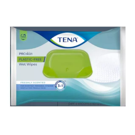 Tena Wet Wipes Plastic Free Salviette Detergenti 48 pezzi Tena Wet Wipes Plastic Free Salviette Detergenti 48 pezzi