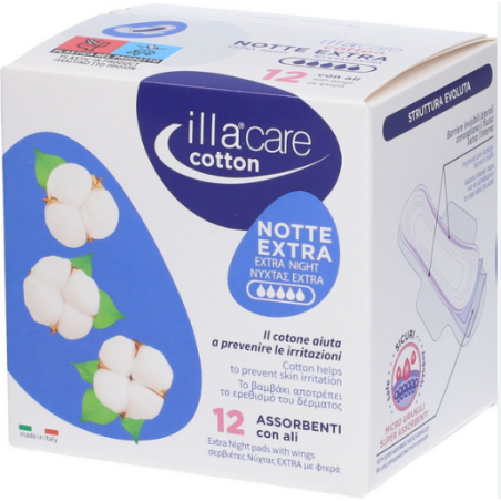 Illa Care Assorbenti Notte Extra 12 pezzi