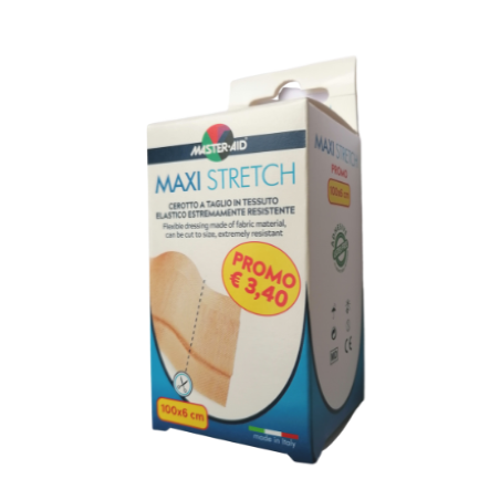 MasterAid Maxi Stretch Cerotto Elastico da Taglio 100x6cm 1pezzo MasterAid Maxi Stretch Cerotto Elastico da Taglio 100x6cm 1pezzo