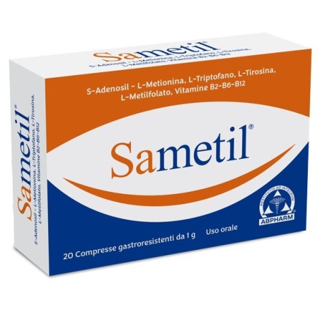 Sametil integratore riequilibrante del tono dell'umore 20 compresse Sametil integratore riequilibrante del tono dell'umore 20 compresse