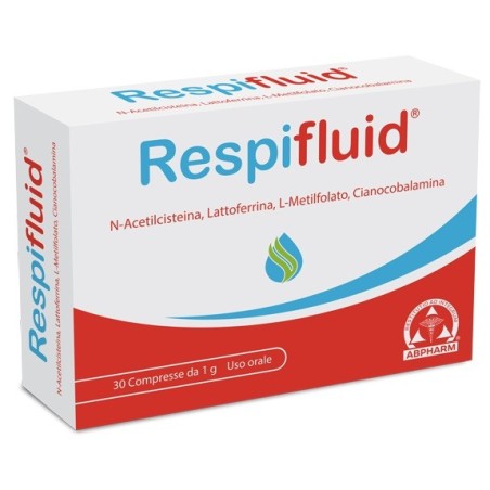 Respifluid integratore per fluidificare le secrezioni bronchiali 30 compresse Respifluid integratore per fluidificare le secrezioni bronchiali 30 compresse